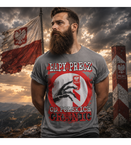 KOSZULKA PATRIOTYCZNI Łapy Precz